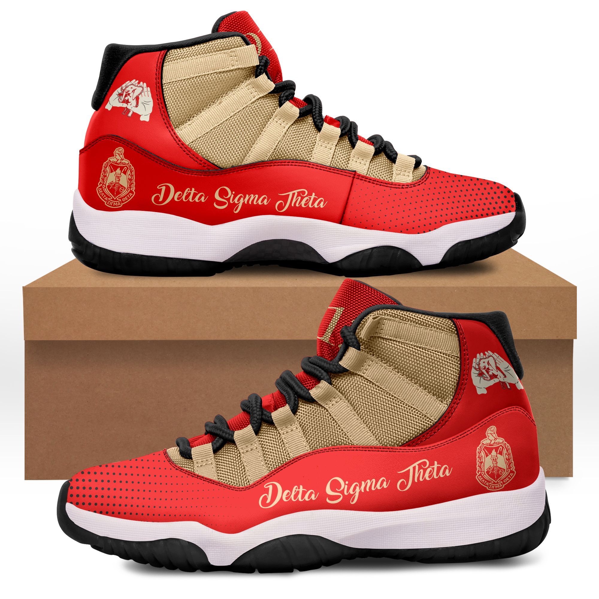 Getteestore Shoe – Delta Sigma Theta Sneakers J.11 A31