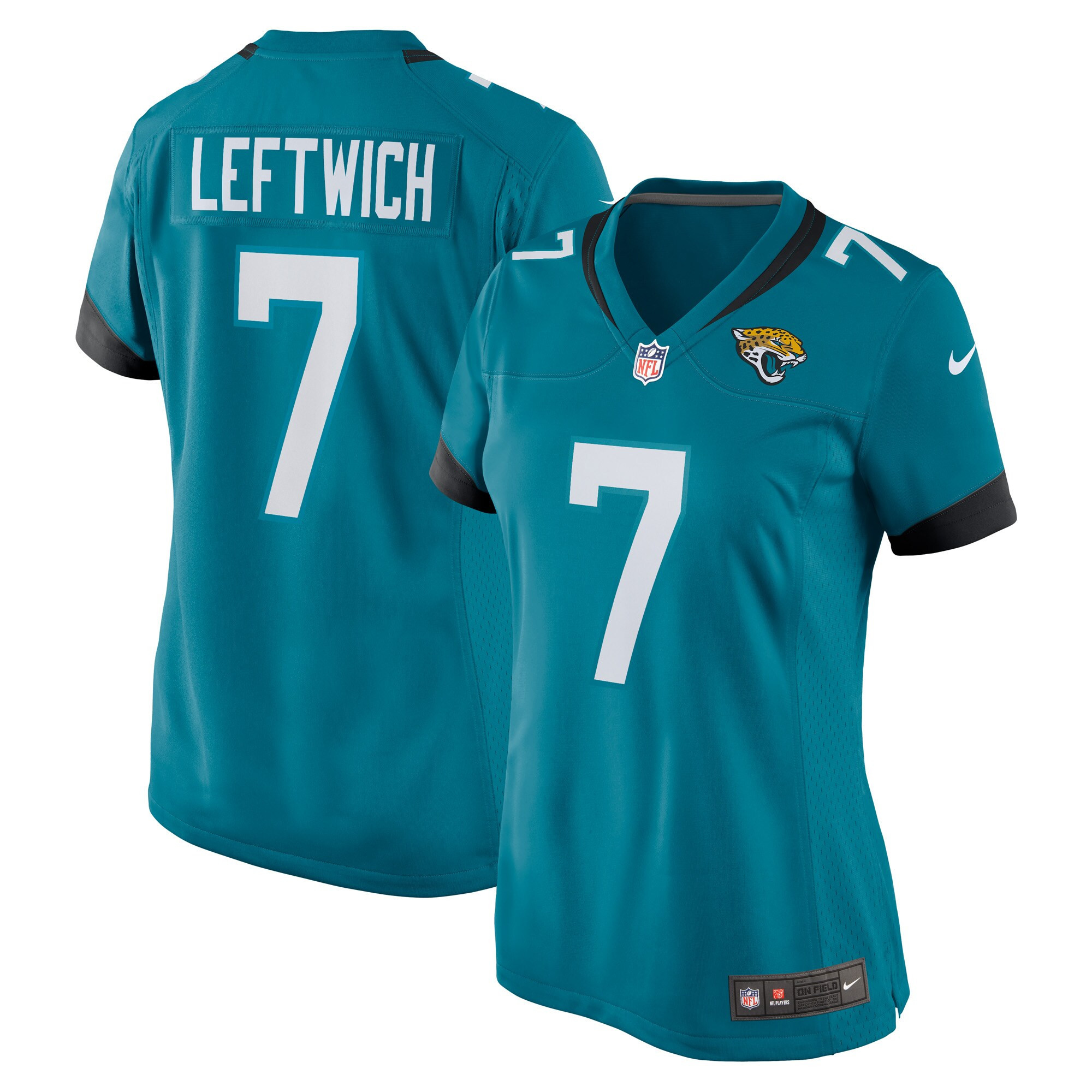 Byron Leftwich Jacksonville Jaguars Womens Retired Player Game Jersey – Teal NFL