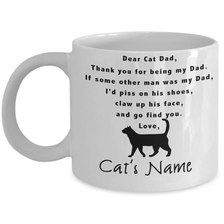 Dear Cat Dad Mug