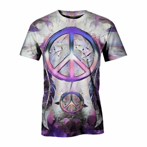 Hippie Dream Catcher Light Purple 3D All Over Printed Shirts For Men And Women, Gift For Hippie Lover, Hippie Soul