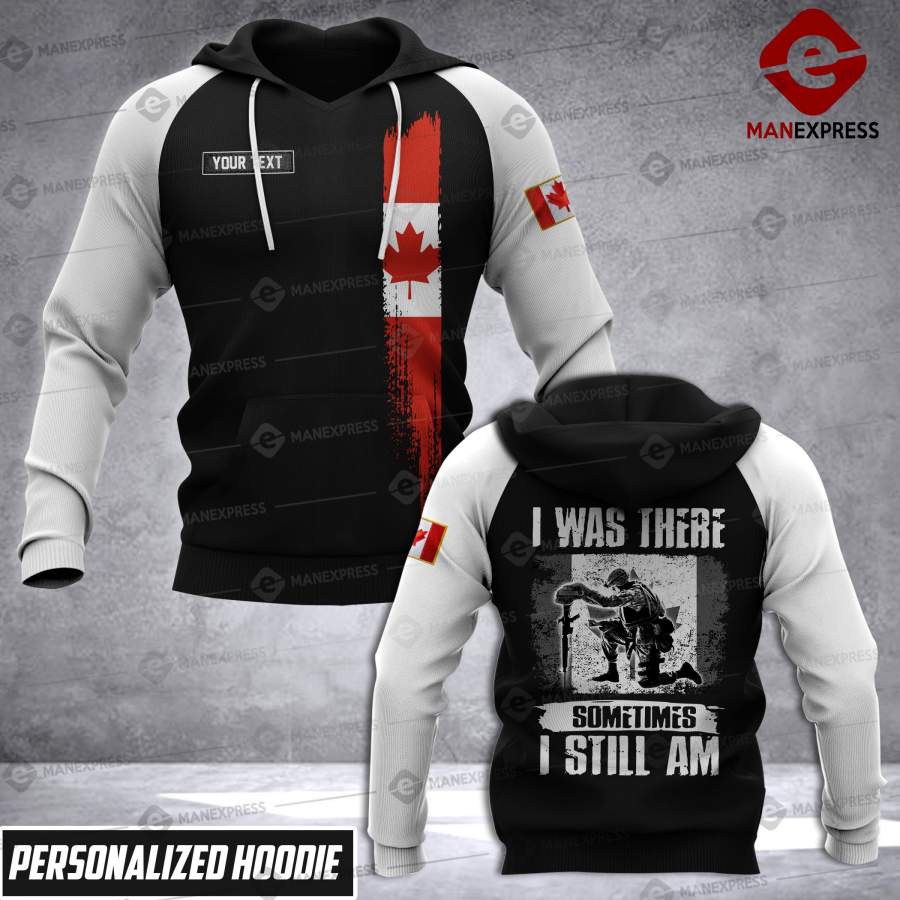 VH CUSTOMIZE CANADA ARMY HOODIE 3D ALL OVER PRINT 0610 HVQ