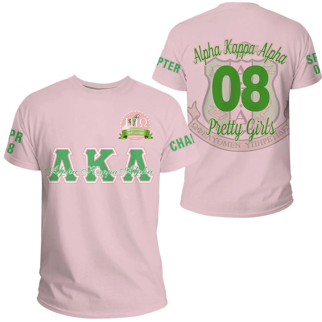 Africa Zone T-Shirt – Alpha Kappa Alpha – Iota Pi Omega Chapter Tee A7