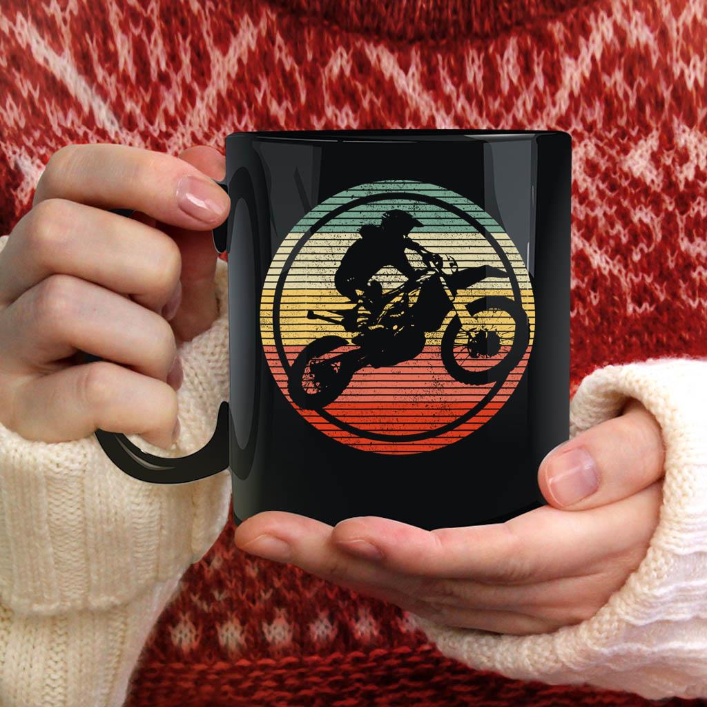 Vintage Motocross Shirt Dirt Bike Enduro Biker Mug