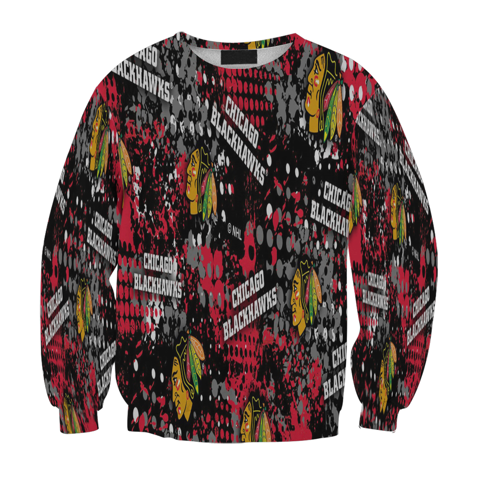 Chicago Blackhawks Symbol5 Gift For Fan 3D Full Printing Sweatshirt