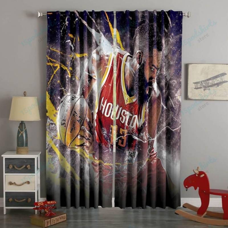 3D Printed James Harden Style Custom Living Room Curtains