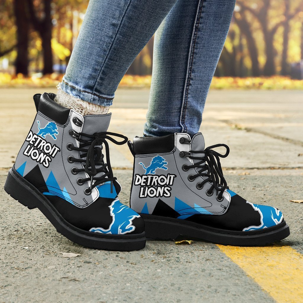 Detroit Lions Boots Shoes Funny Gift Idea