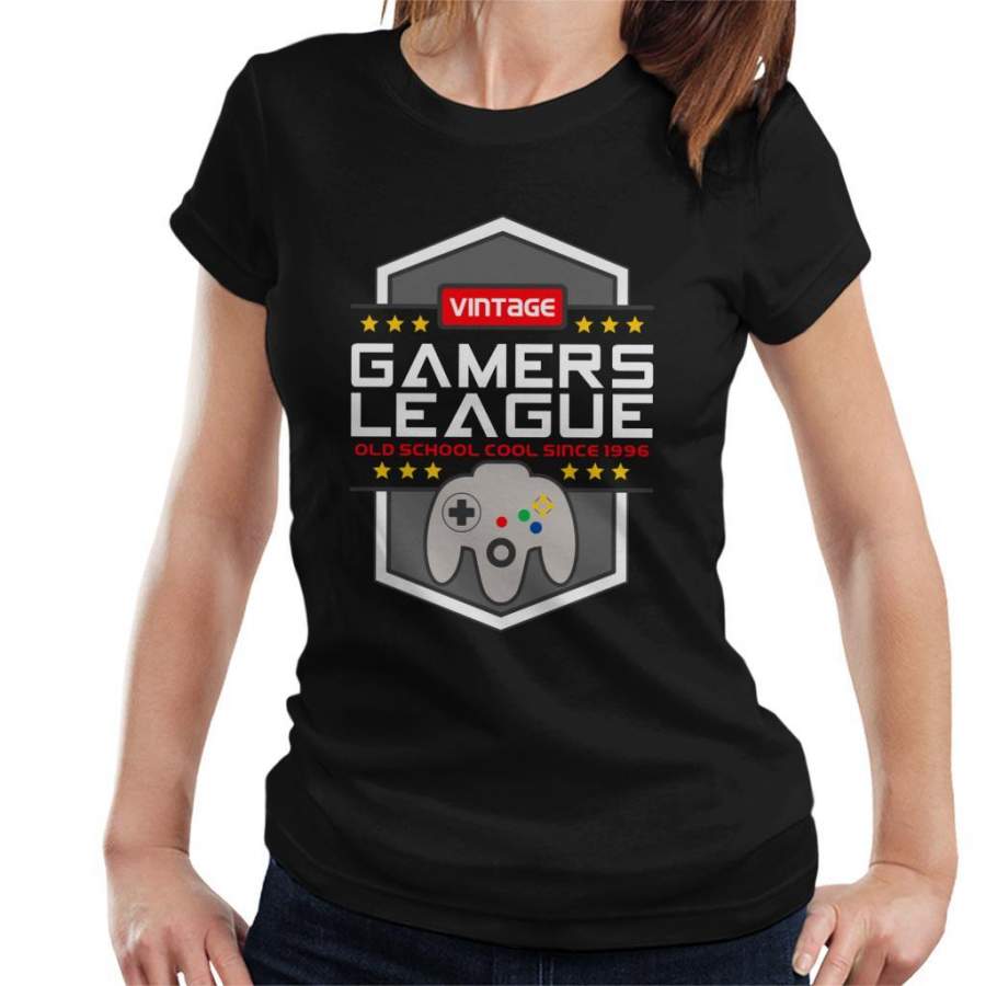 Vintage Gamers League N64 Women’s T-Shirt