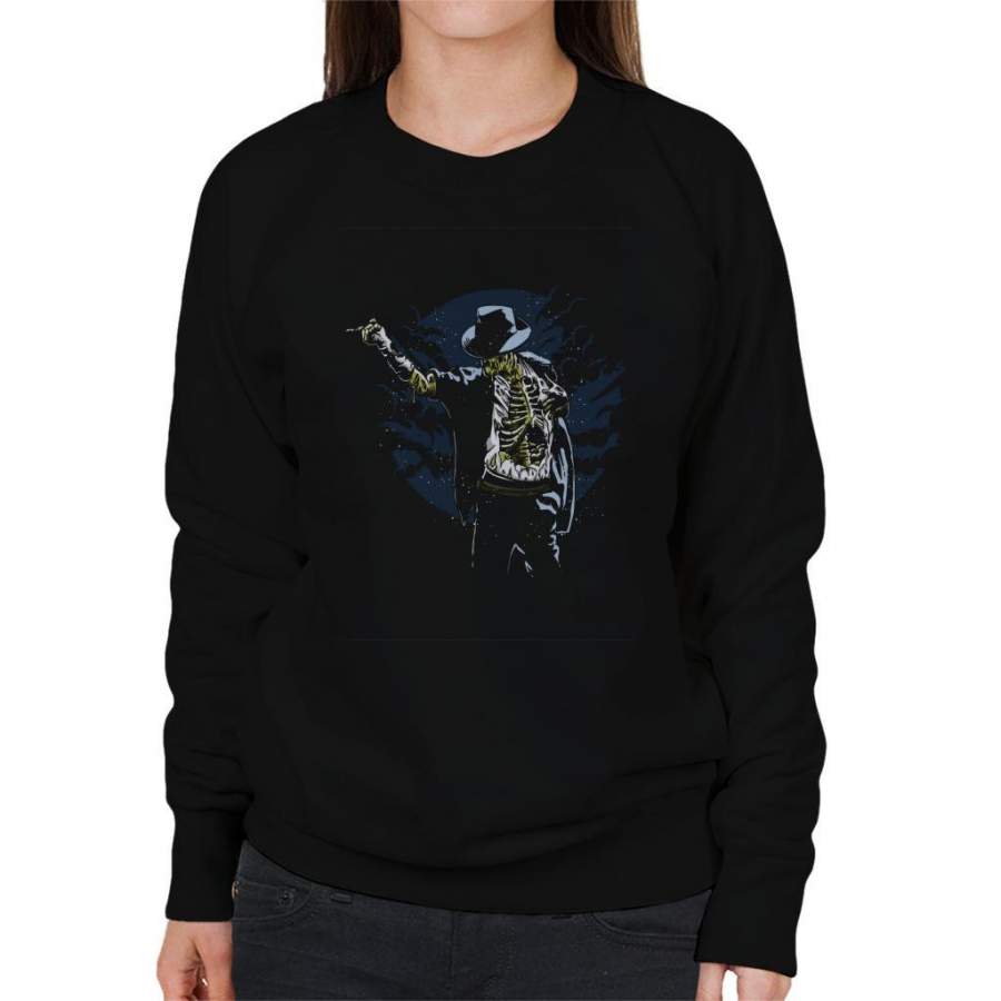 Zombie Michael Jackson Women’s Sweatshirt