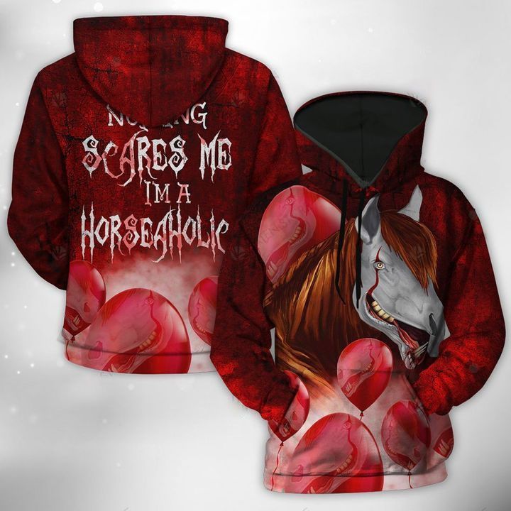 TJJ082010A19KD THE SCARY HORSE HOODIE YY