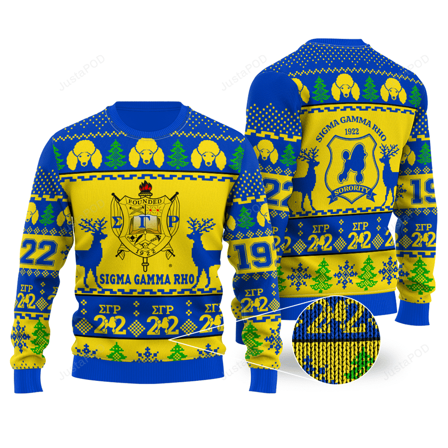 Sigma Gamma Rho Christmas Sweater