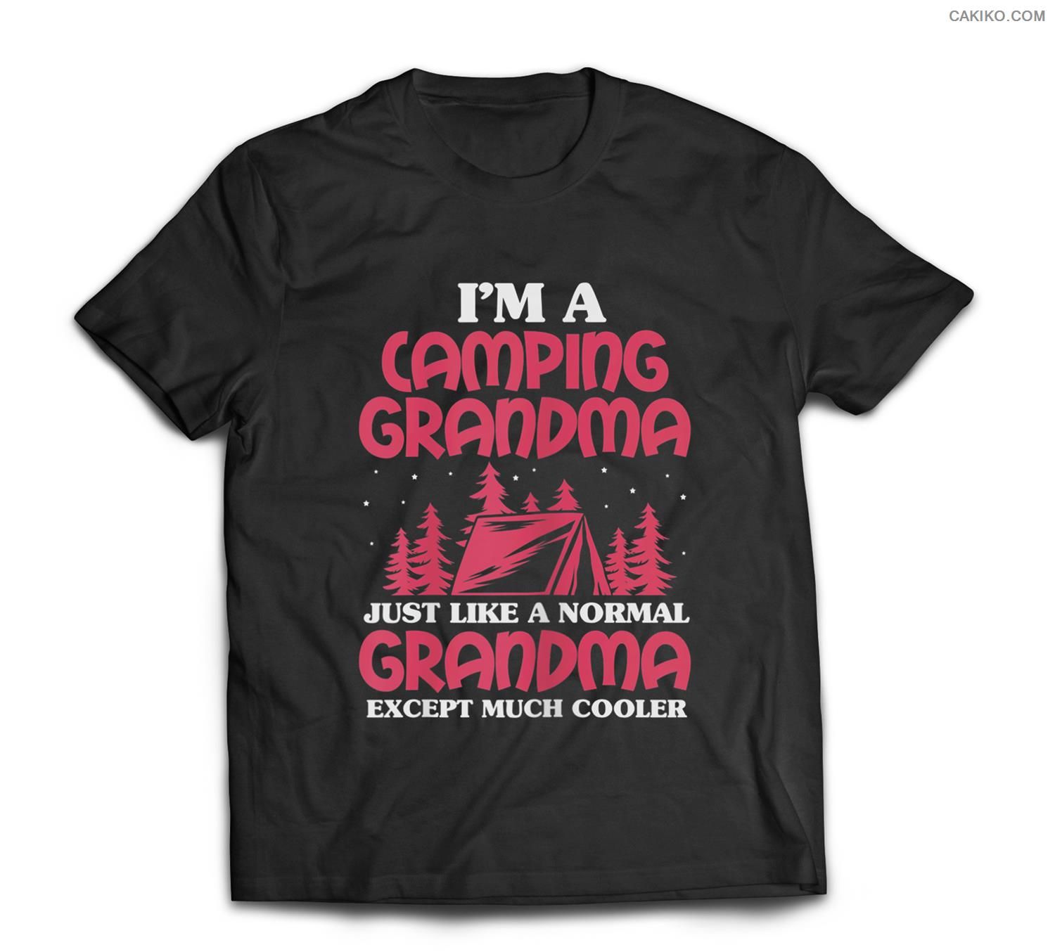 Womens Camping Grandma Funny I’M A Camping Grandma Mother’S Day T-Shirt
