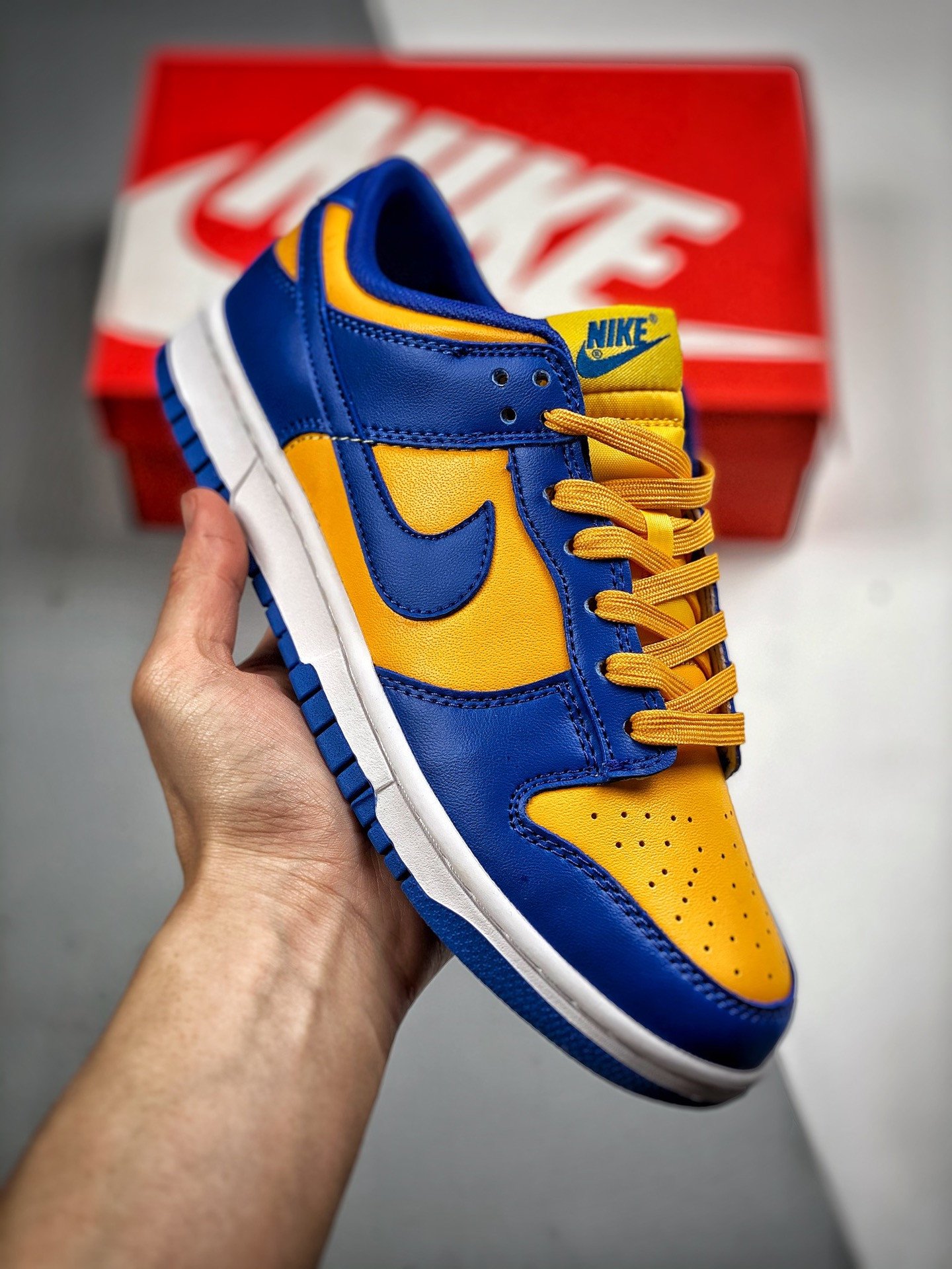 Nike Dunk Low UCLA Blue JayUniversity Gold-White 5339386