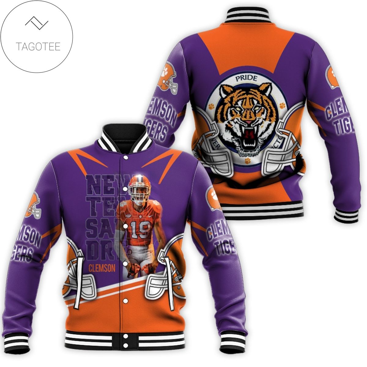 Clemson Tigers Demonte Capehart 19 Baseball Jacket