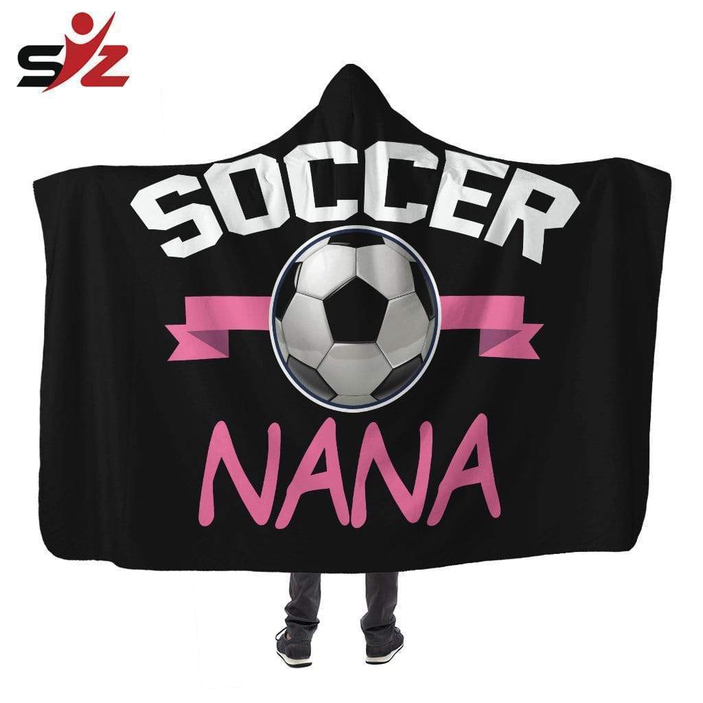 Soccer Nana Hooded Blanket #011119V