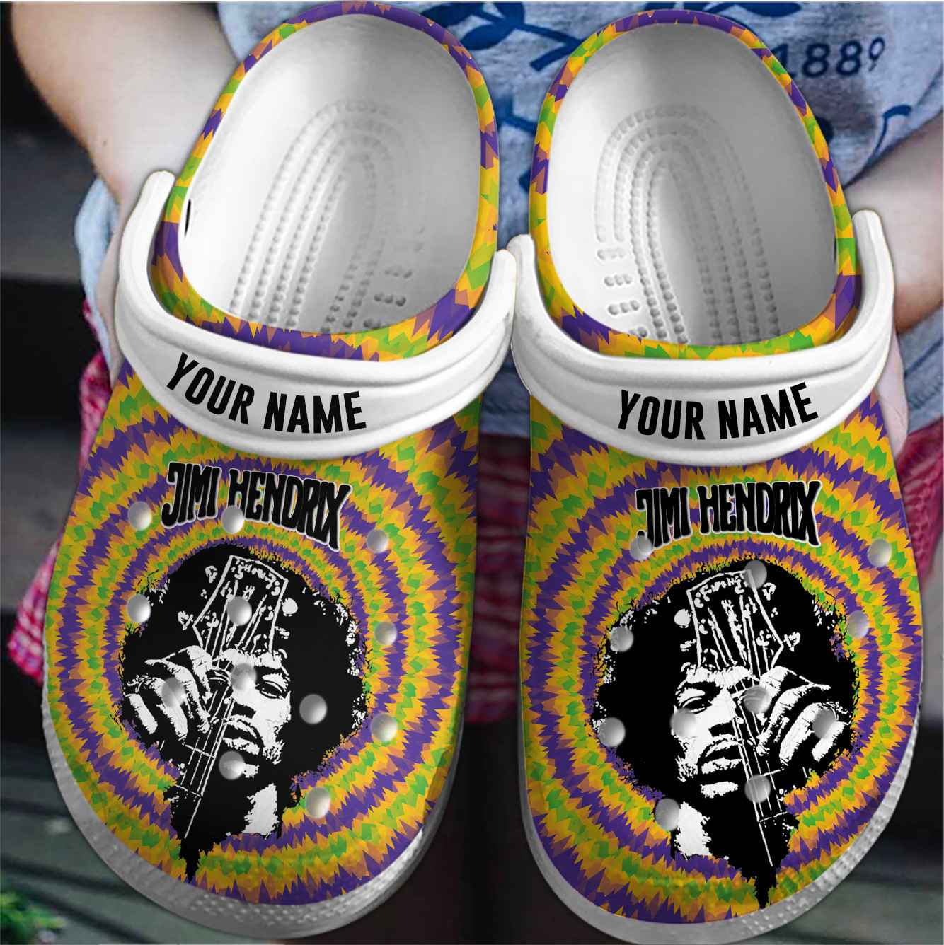 Jimi Hendrix Customized Crocss Clogs For Men Women And Kid Gfpcr2Qi