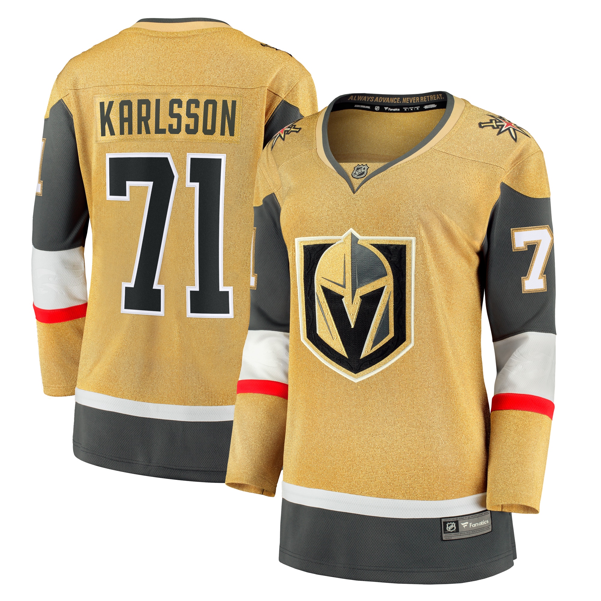 William Karlsson Vegas Golden Knights Branded Women's Home Breakaway Player Jersey – Gold