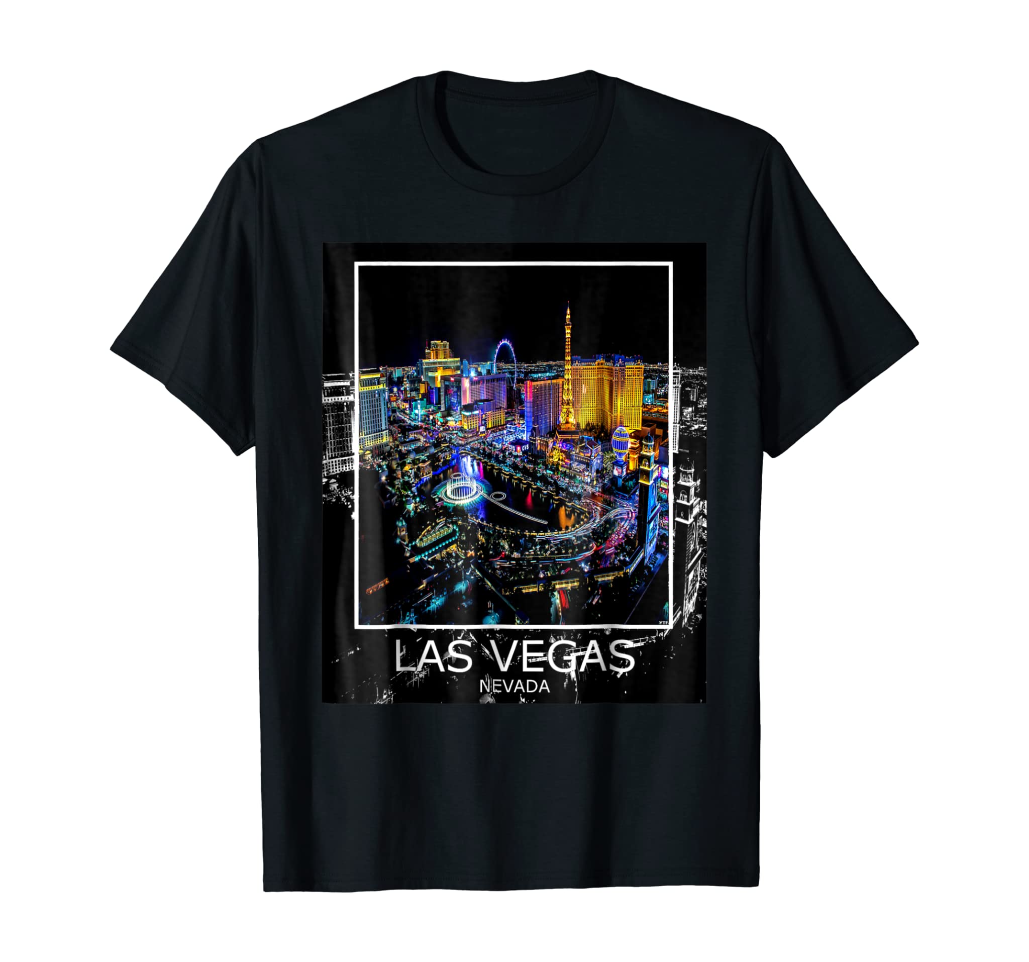 Summer Graphic City Text Phrase Las Vegas Nevada T-shirt