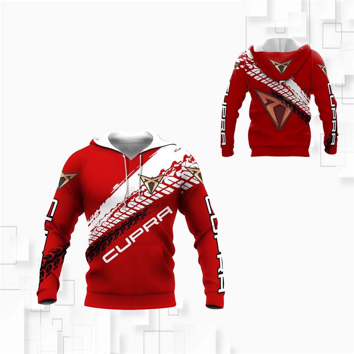 3D All Over Printed Cupra LPH-HT Shirts Ver 1 (Red)