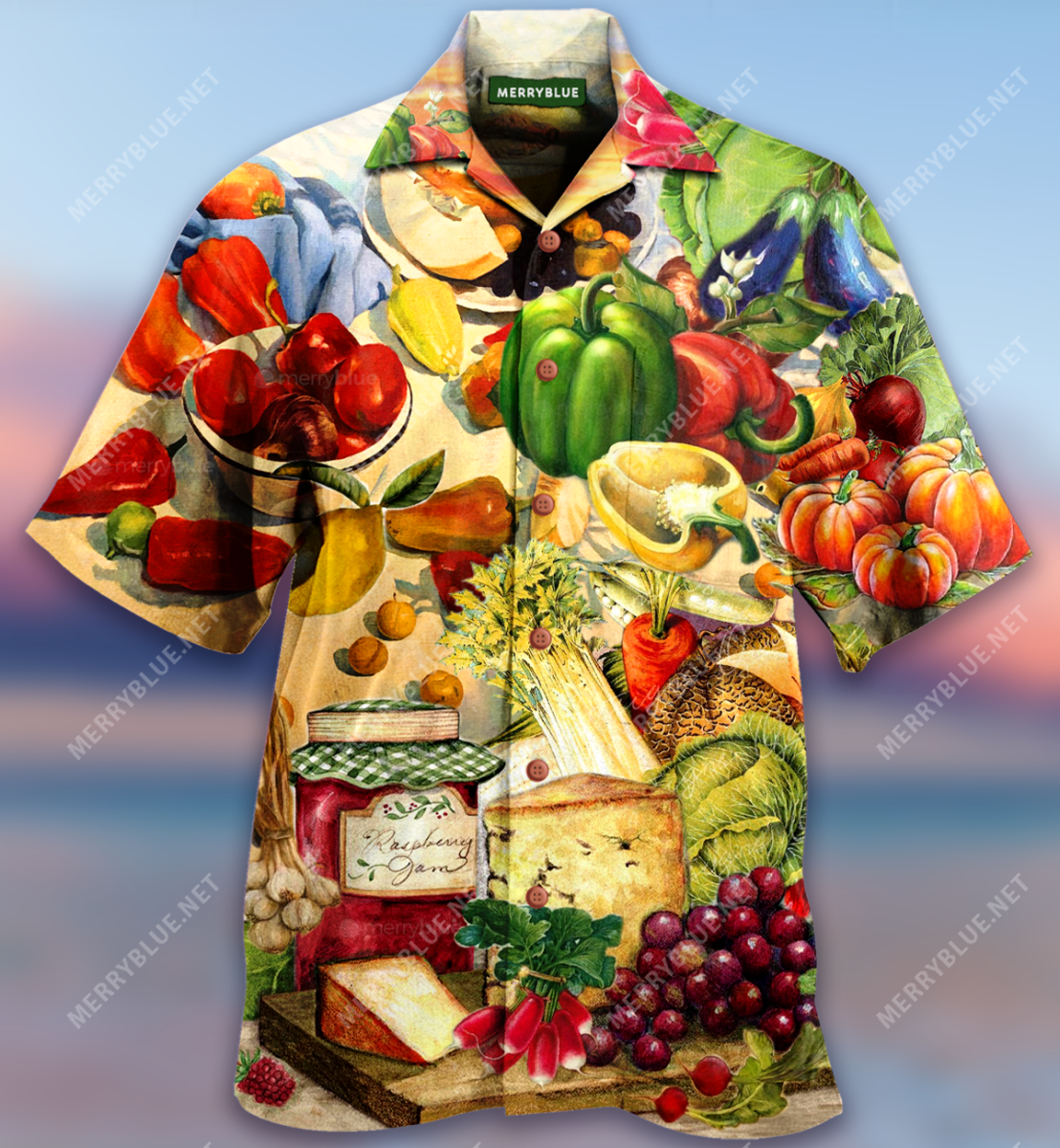 Vegetable Vintage Unisex Hawaiian Shirt