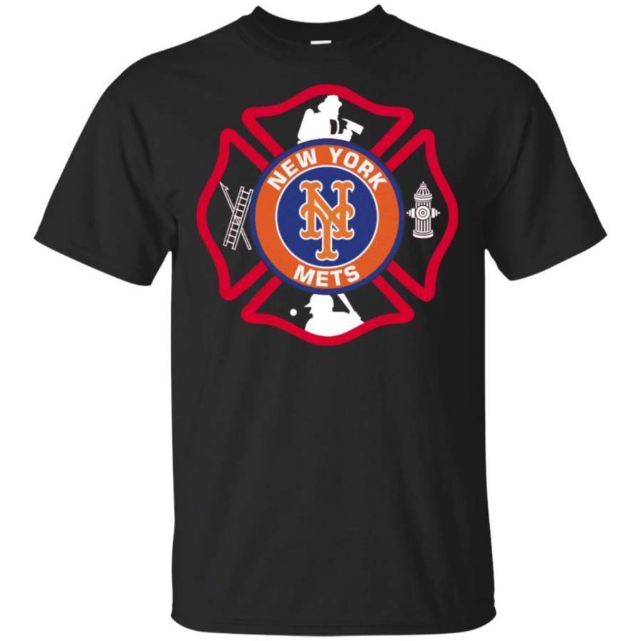 This Firefighter Loves NY Mets T-Shirt