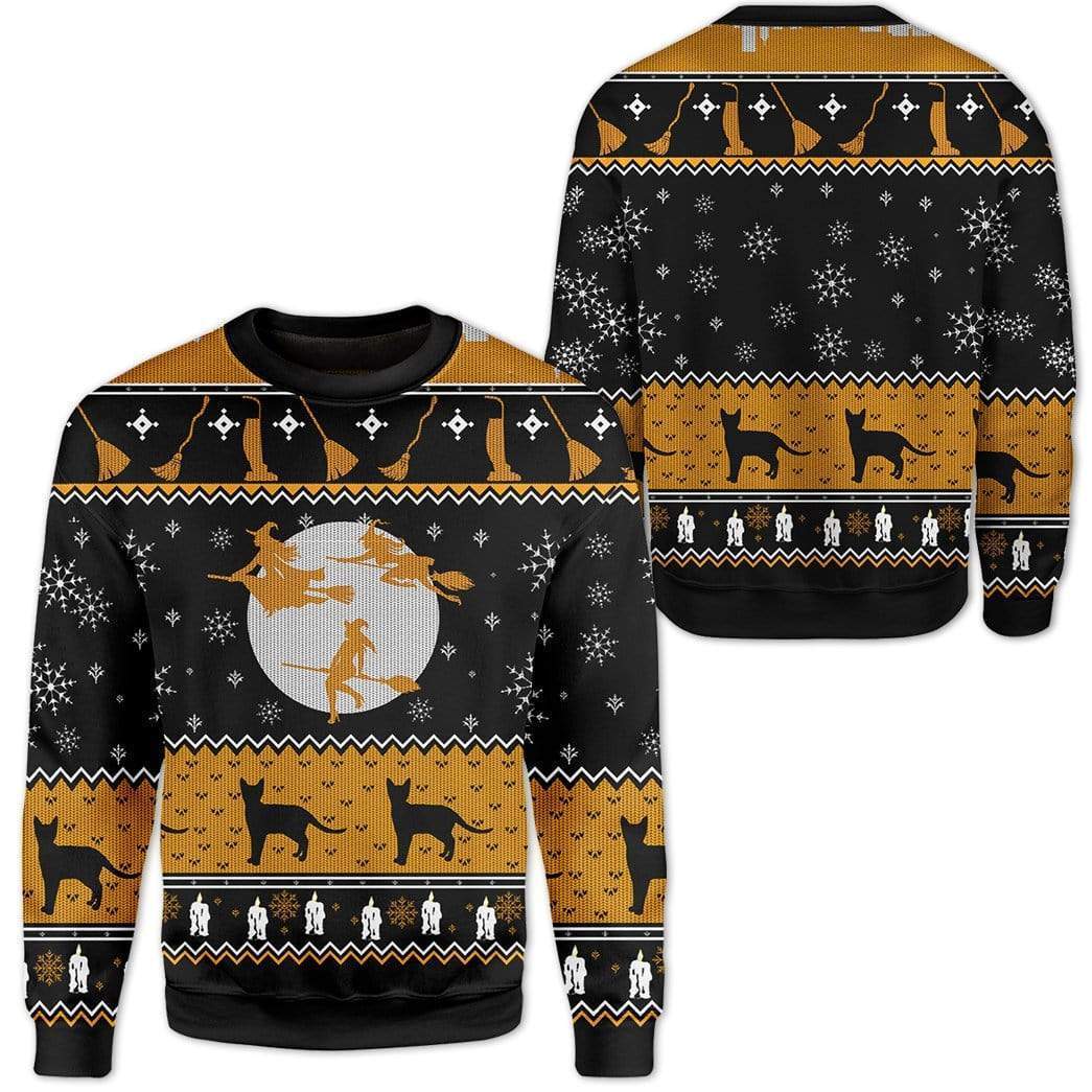 Witch Ugly Christmas Sweater | Unisex | Full Size | Adult | Colorful | US3264