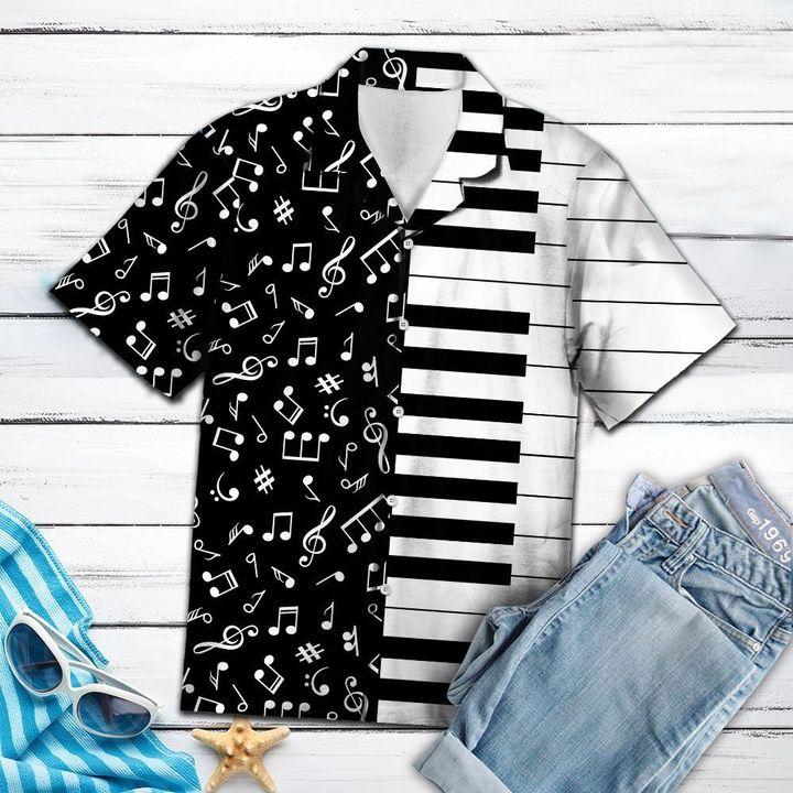 Piano Hawaii Shirt For Men And Women Ha13824