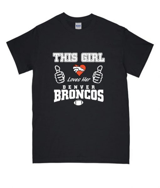 I love Denver Broncos RS T Shirt