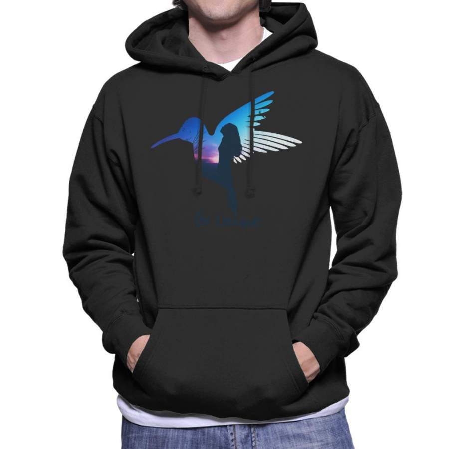 Be Unique Bird Silhouette Men’s Hooded Sweatshirt