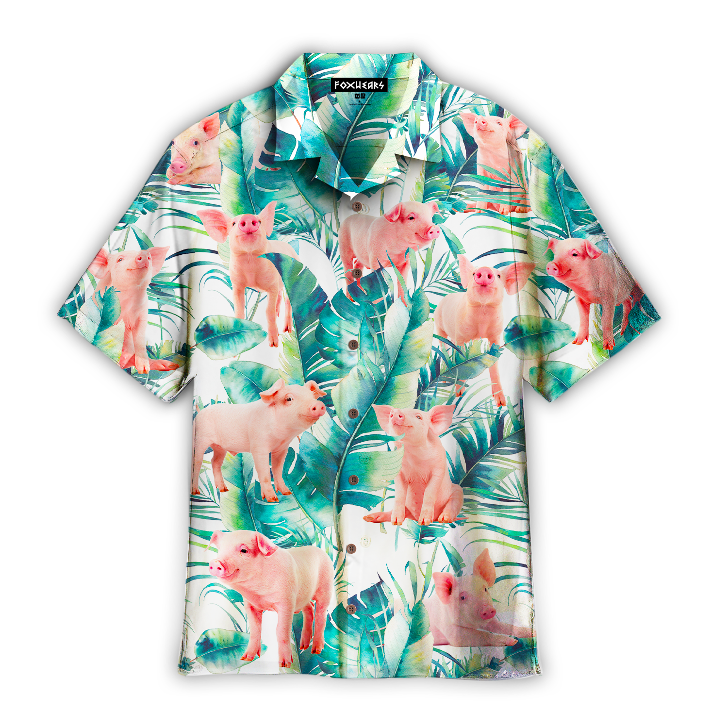 Tropical Funny Pig Hawaii Shirt For Men And Women Ha57746