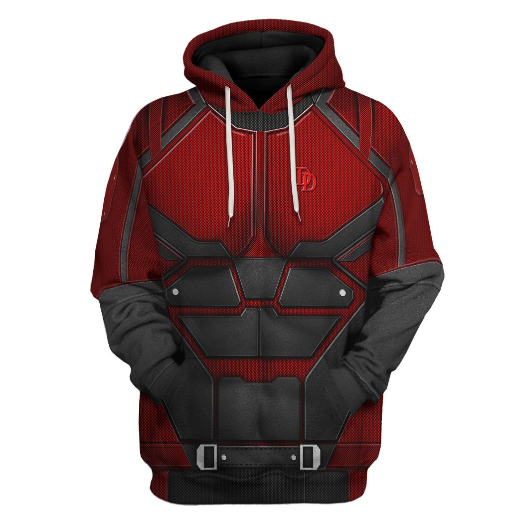 3D Daredevil Suit Custom Tshirt Hoodie Apparel