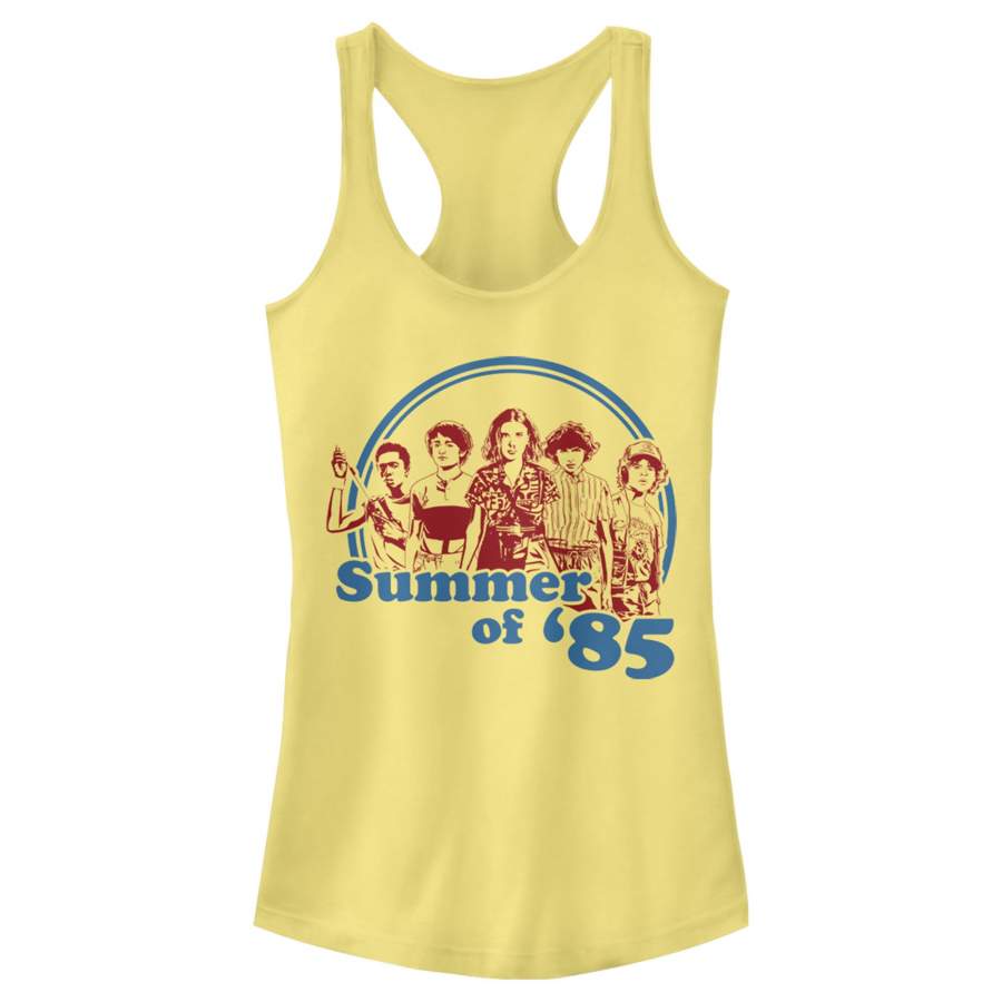 Stranger Things Junior’s Retro Summer of ’85  Racerback Tank