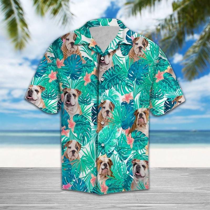 Artsyhomes Bull Dog Hawaiian Ha62837