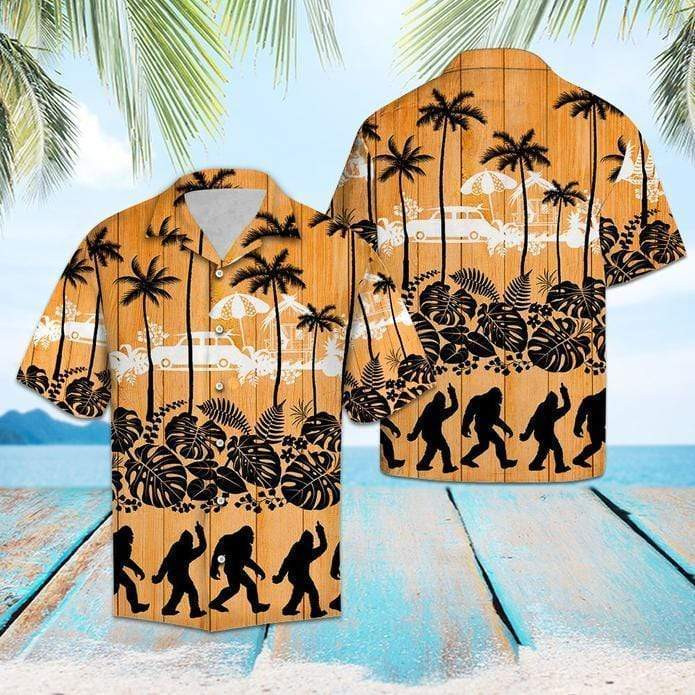 Tropical Palm Bigfoot Hawaii Shirt Unisex Adult Ha99201