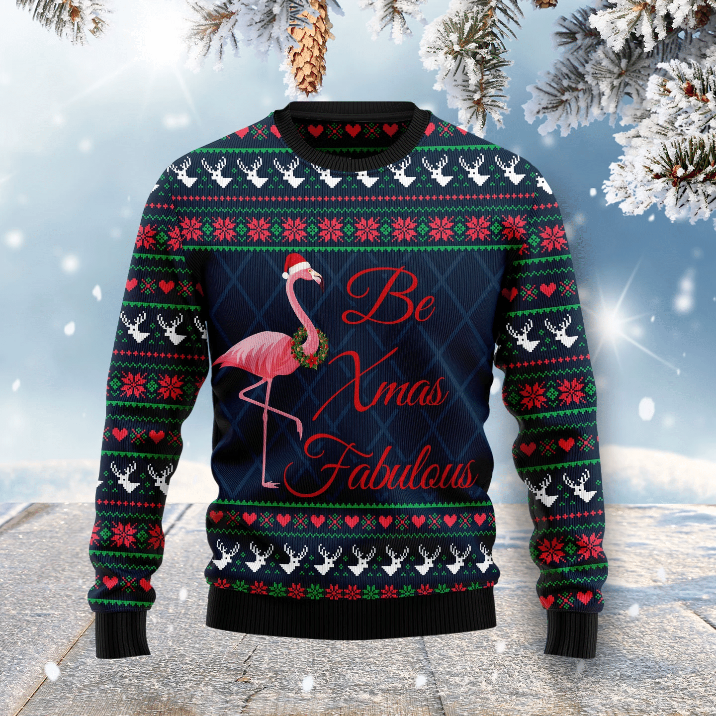 Be Xmas Fabulous Christmas Ugly Sweater