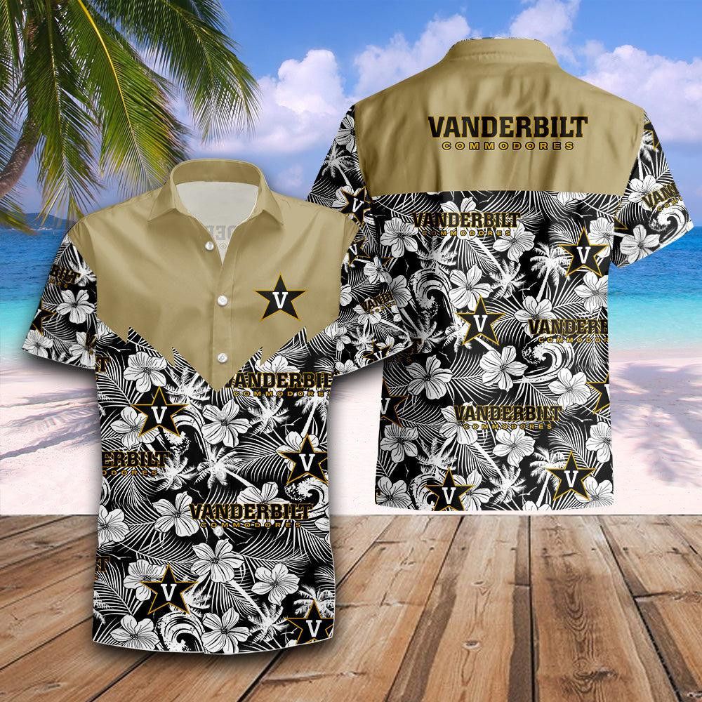 NCCA Vanderbilt Commodores Pattern Hawaiian Shirt