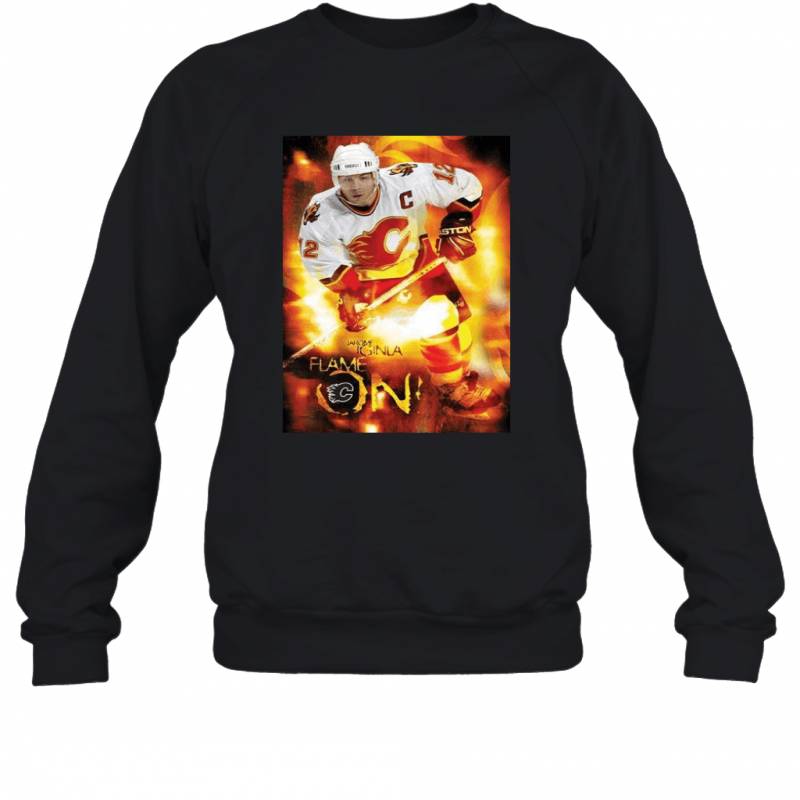 Jarome Iginla Calgary Flames Flame On Sweatshirt