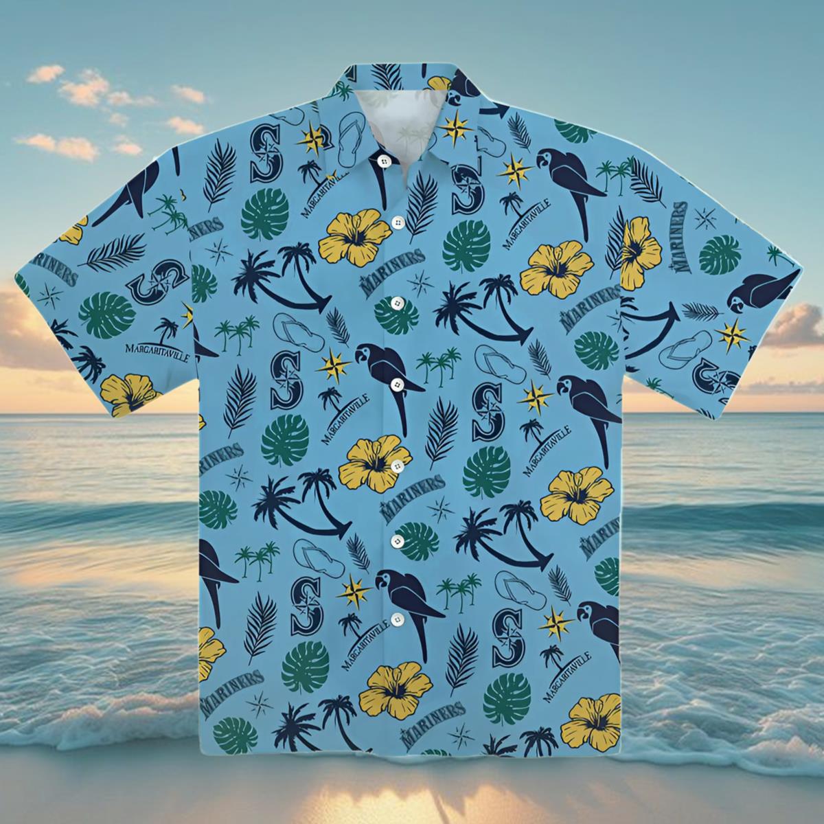 Hawaiian Shirt Night Mariners 2023 Margaritaville Night Le