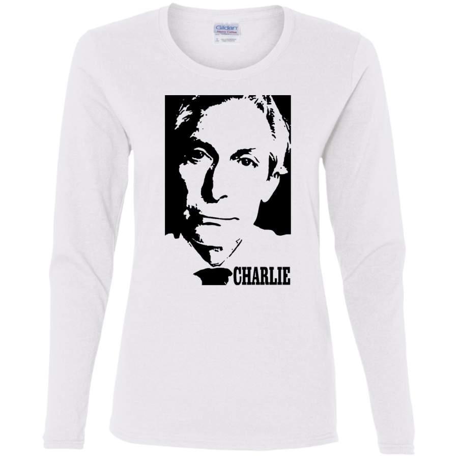 AGR Charlie Watts INVERT Ladies’ Cotton LS T-Shirt