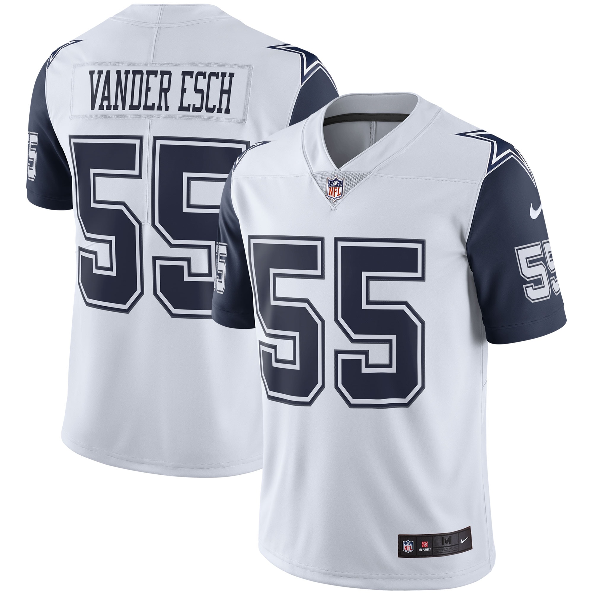 Leighton Vander Esch Dallas Cowboys Color Rush Vapor Limited Jersey – White