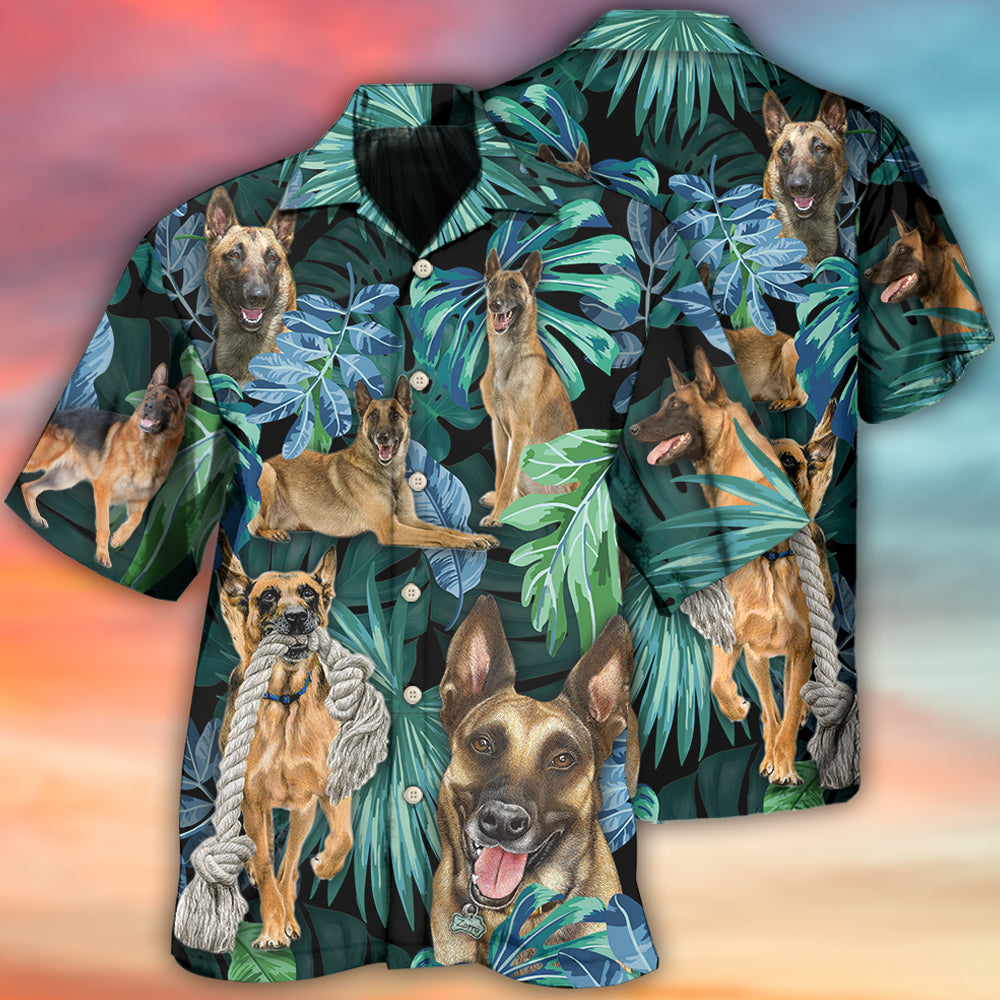 Belgian Malinois Dog Tropical Leaf Hawaii Shirt Ha37740