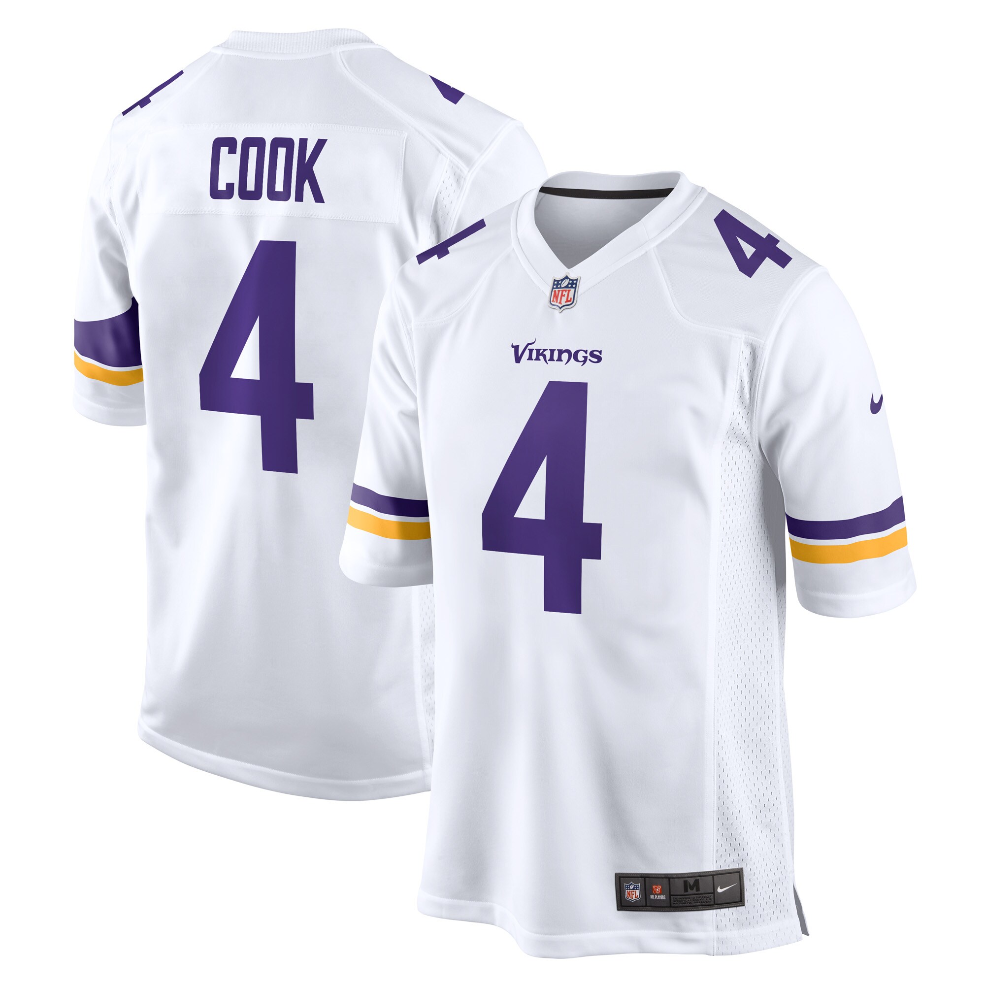 Dalvin Cook Minnesota Vikings Game Jersey – White