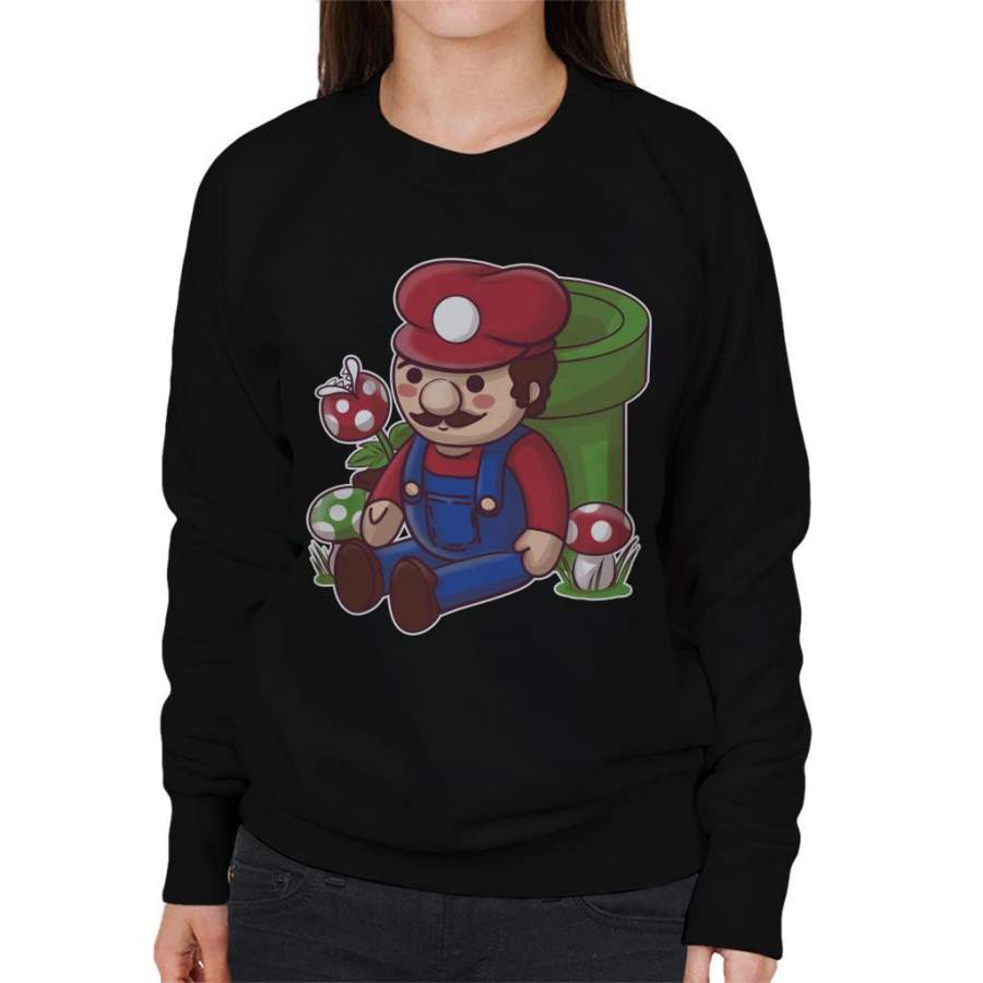 Teddy Plumber Super Mario Women’s Sweatshirt