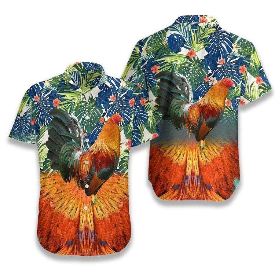 Shop Hawaii Aloha Shirts Rooster Ha4252