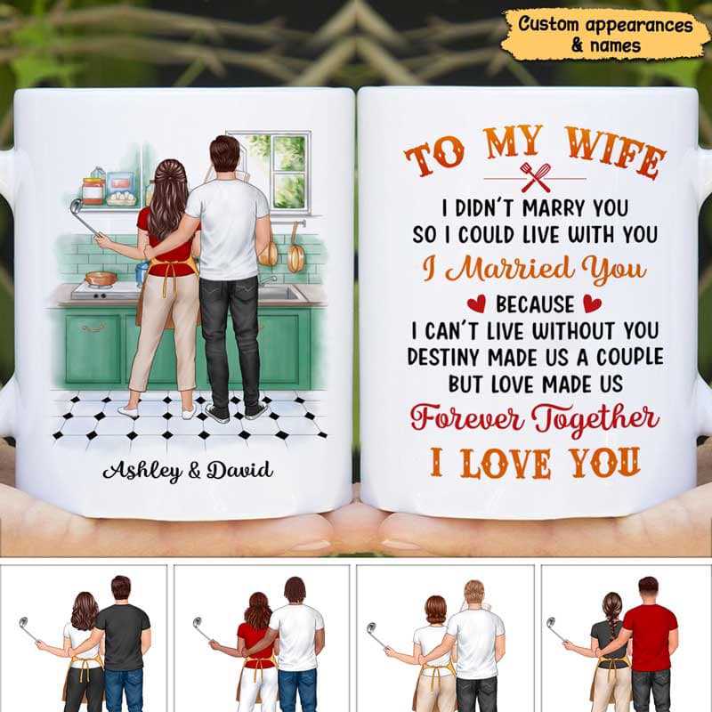 Can‘T Live Without You Couple Gift For Her Personalized Mug