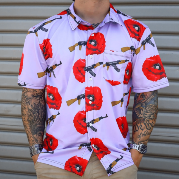 Aloha Ak47 Hawaiian Shirt