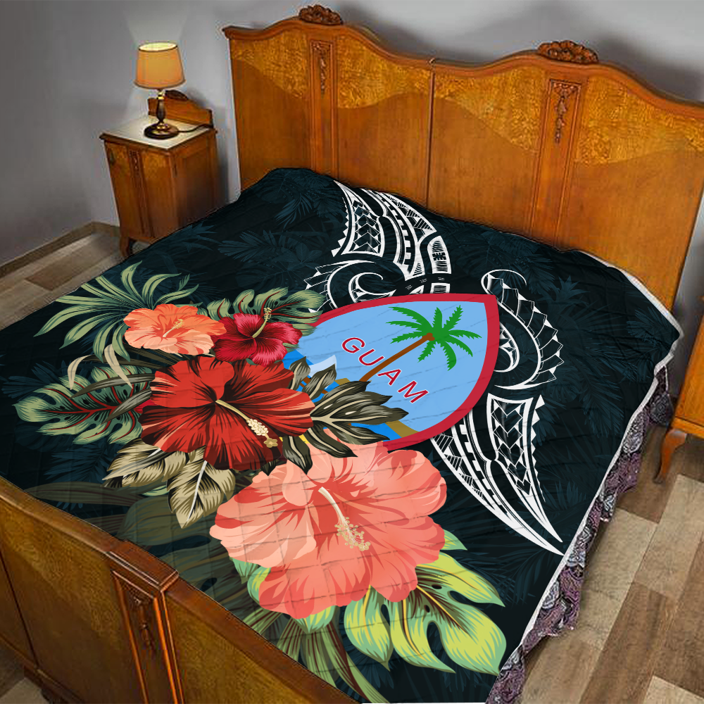 Guam Hibiscus Polynesian Quilt – Wiindyn Store