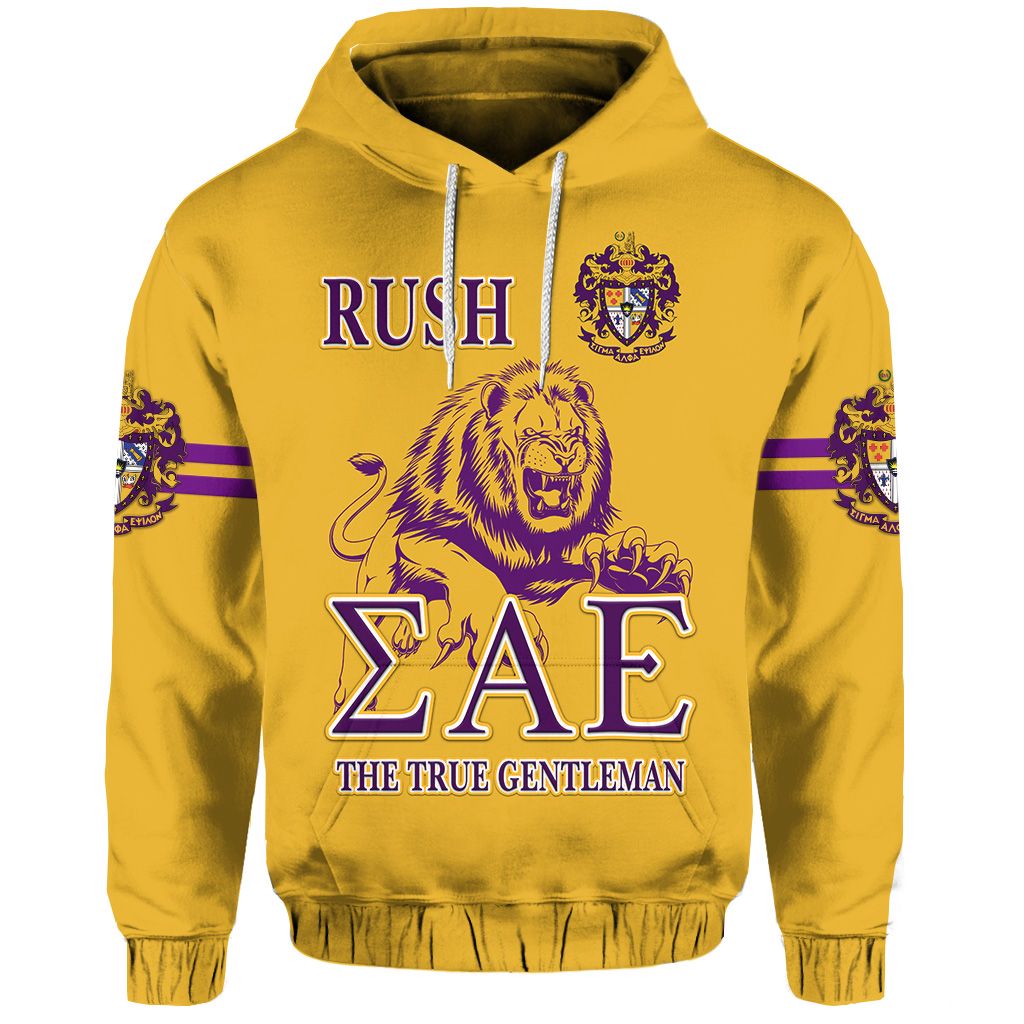 Sigma Alpha Epsilon Sae Hoodie Lion Rush – The True Gentleman Lt8