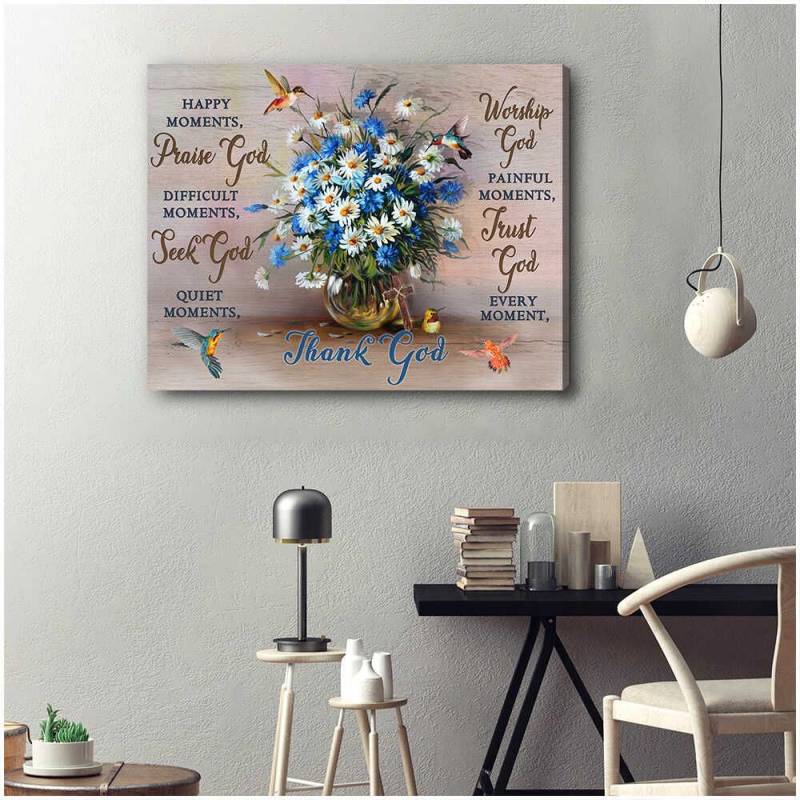 Every Moment Hummingbird Poster Canvas 5632203077