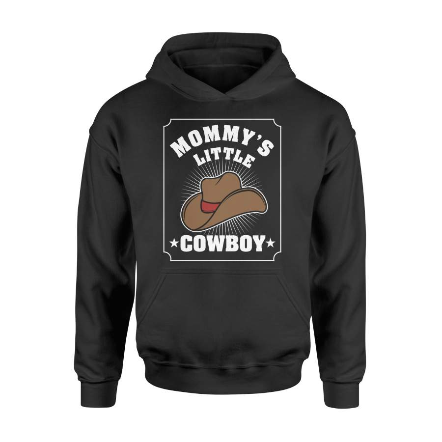 Kids Mommy’s Little Cowboy – Rodeo Horse Riding Boys Hoodie