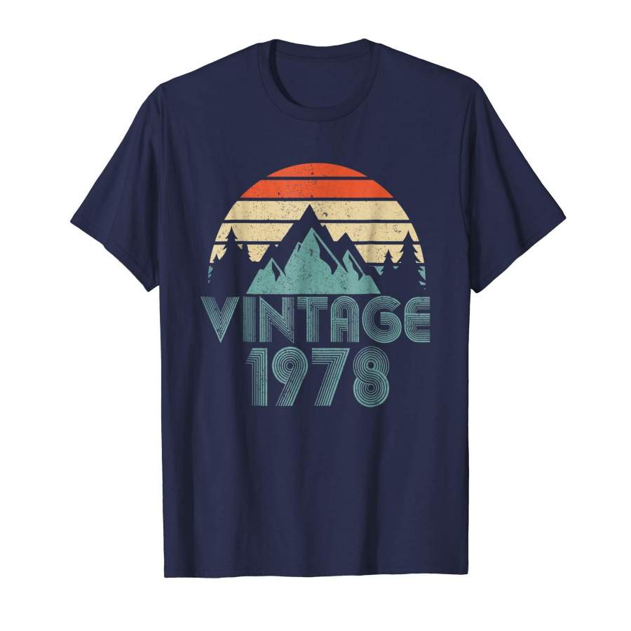 1978 T-Shirt Vintage 40th Birthday day Gift